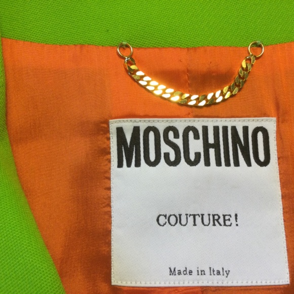 Moschino Couture Vintage 1980’s Wool Blazer - Picture 6 of 6